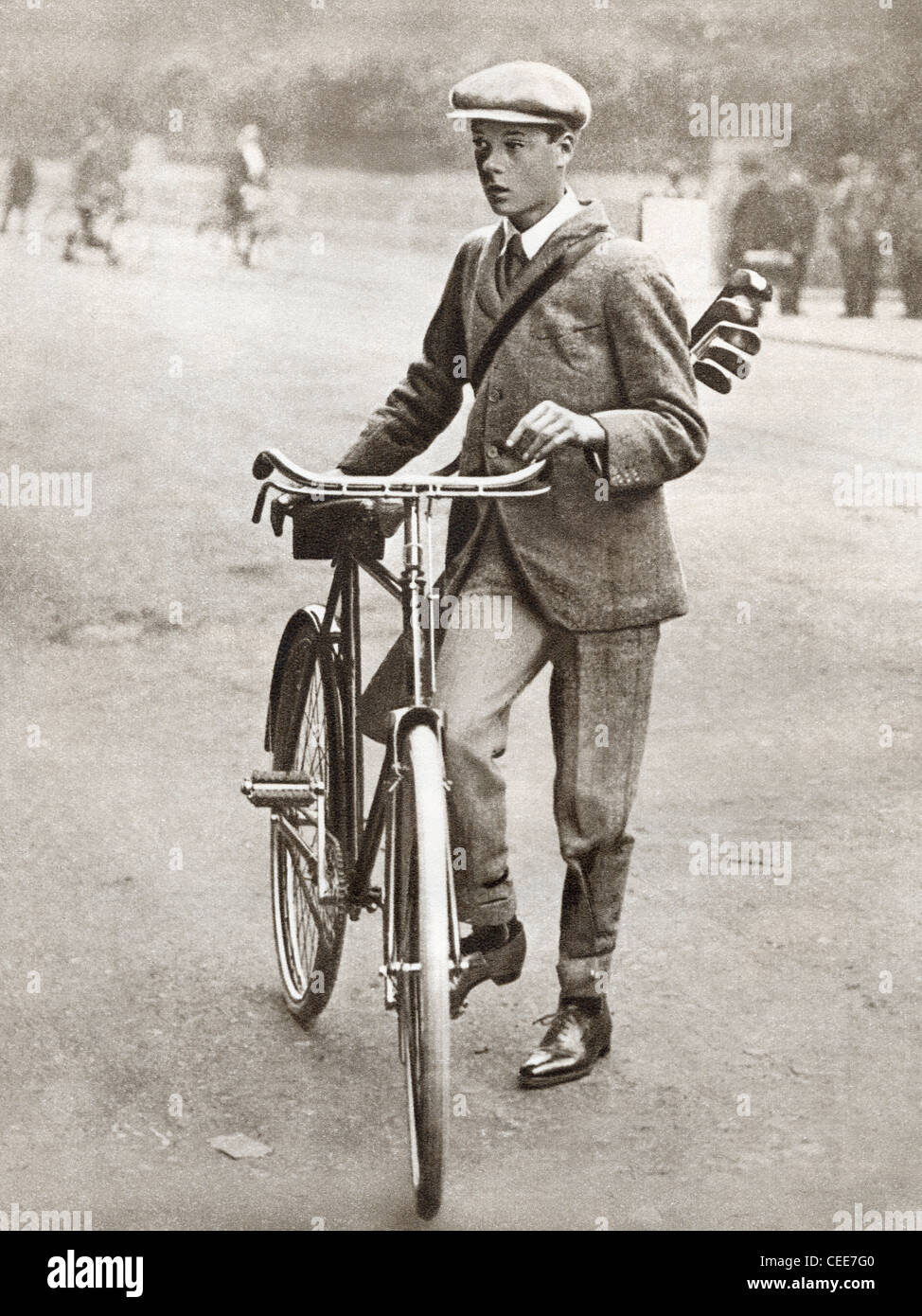 Le Prince de Galles, futur Édouard VIII, vu ici en 1912. Banque D'Images