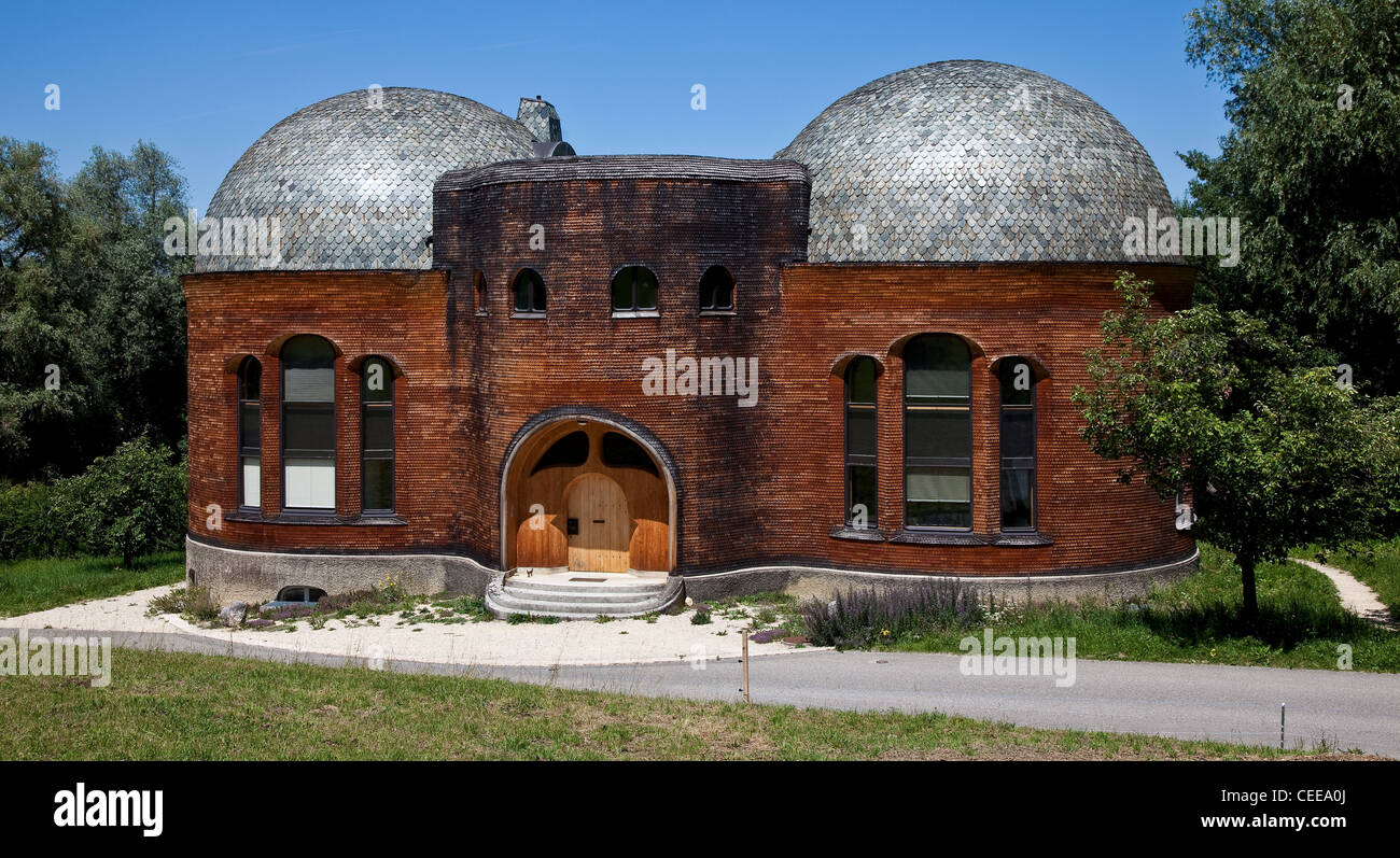 Dornach, le Goetheanum, Sitz der Allgemeinen Anthroposophischen GesellsSogenanntes, Glashaus errichtet 1914 Entwurf, Rudolf Steiner Banque D'Images