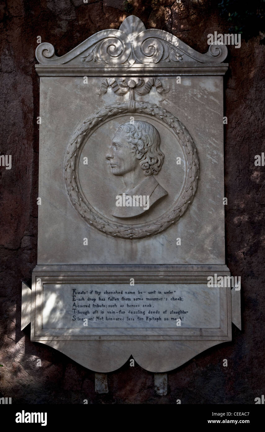 Rom, Protestantischer Friedhof Banque D'Images