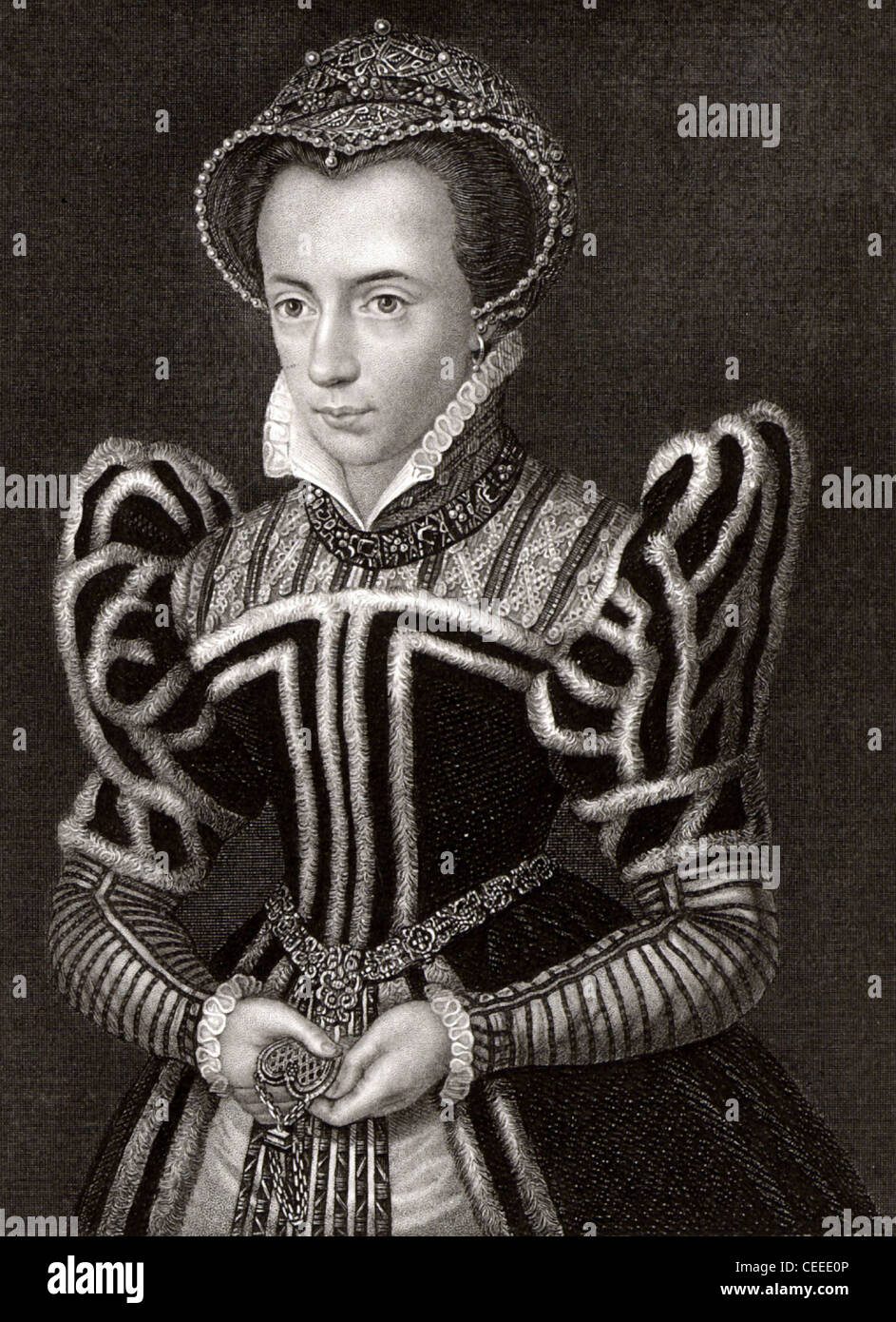 Mary I (la première) La reine d'Angleterre et l'Irlande Banque D'Images