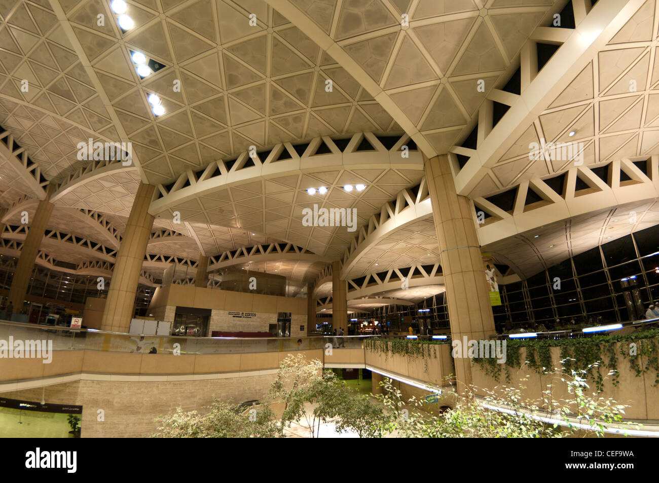 L'aéroport de Riyad en Arabie Saoudite, Banque D'Images