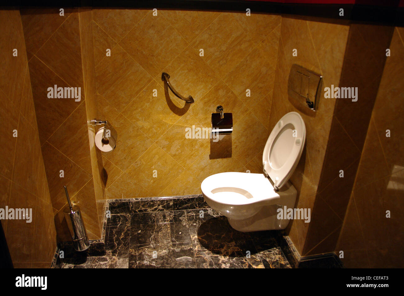 Une toilette dans un hôtel de luxe à Paris, France Photo Stock - Alamy