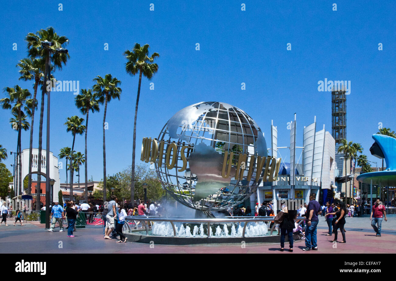 États-unis, Californie, Los Angeles, Hollywood, Universal Studios l'entrée Banque D'Images