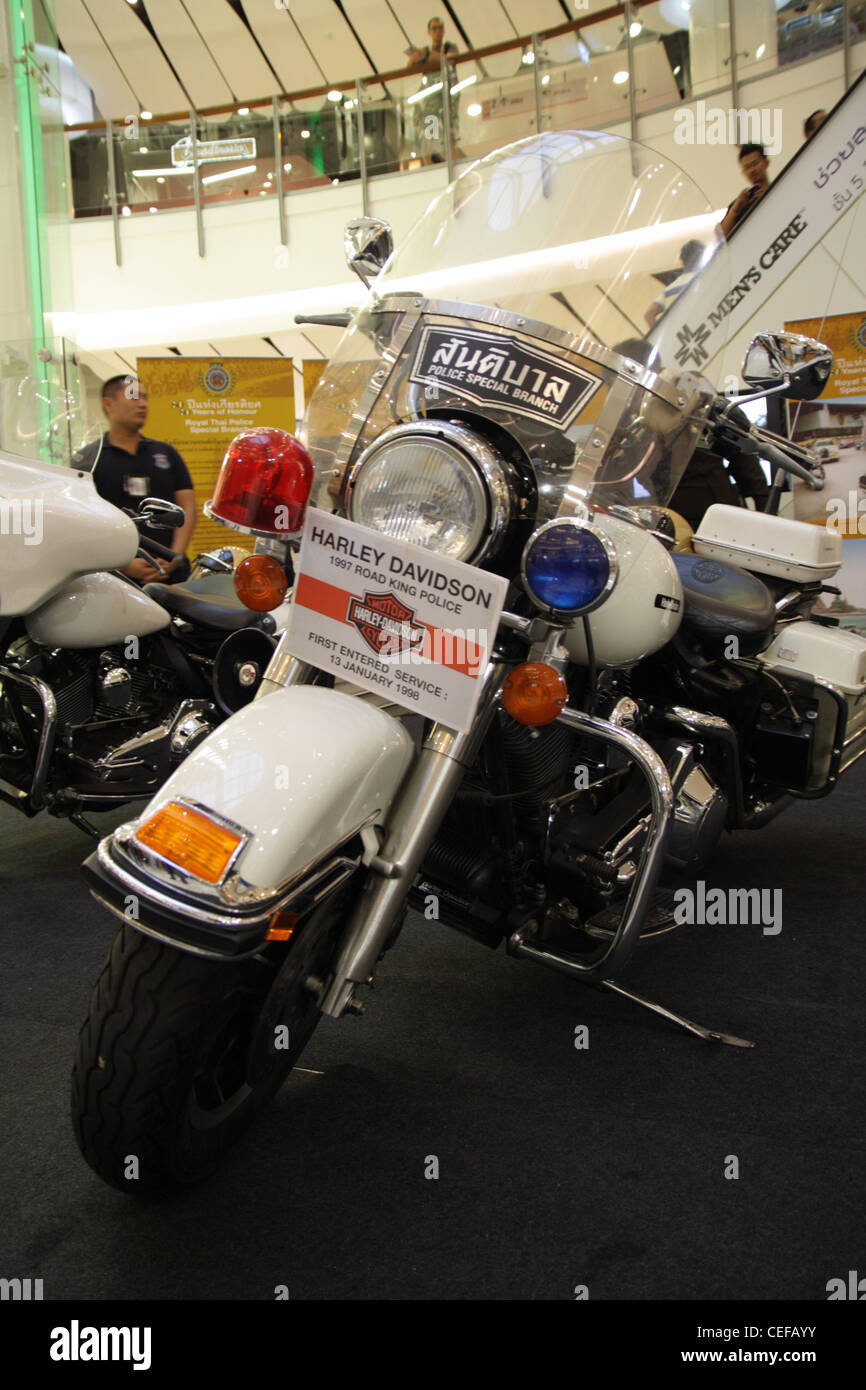 1997 Harley-Davidson Road King Police Bike Banque D'Images