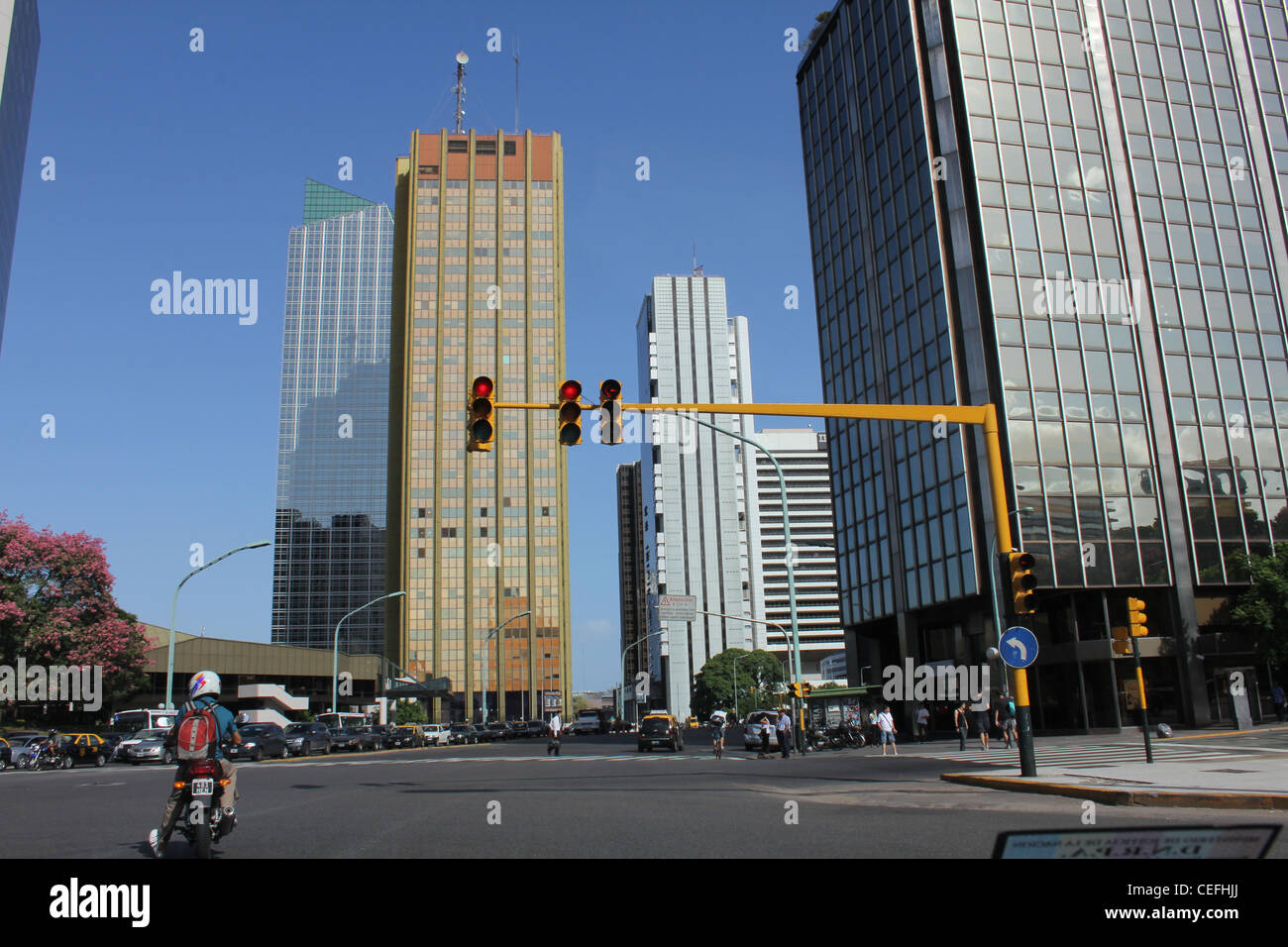 Le centre-ville de Buenos Aires Argentine Banque D'Images