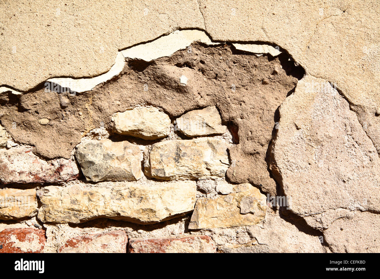Ancien mur, peut être utilisé comme arrière-plan Banque D'Images