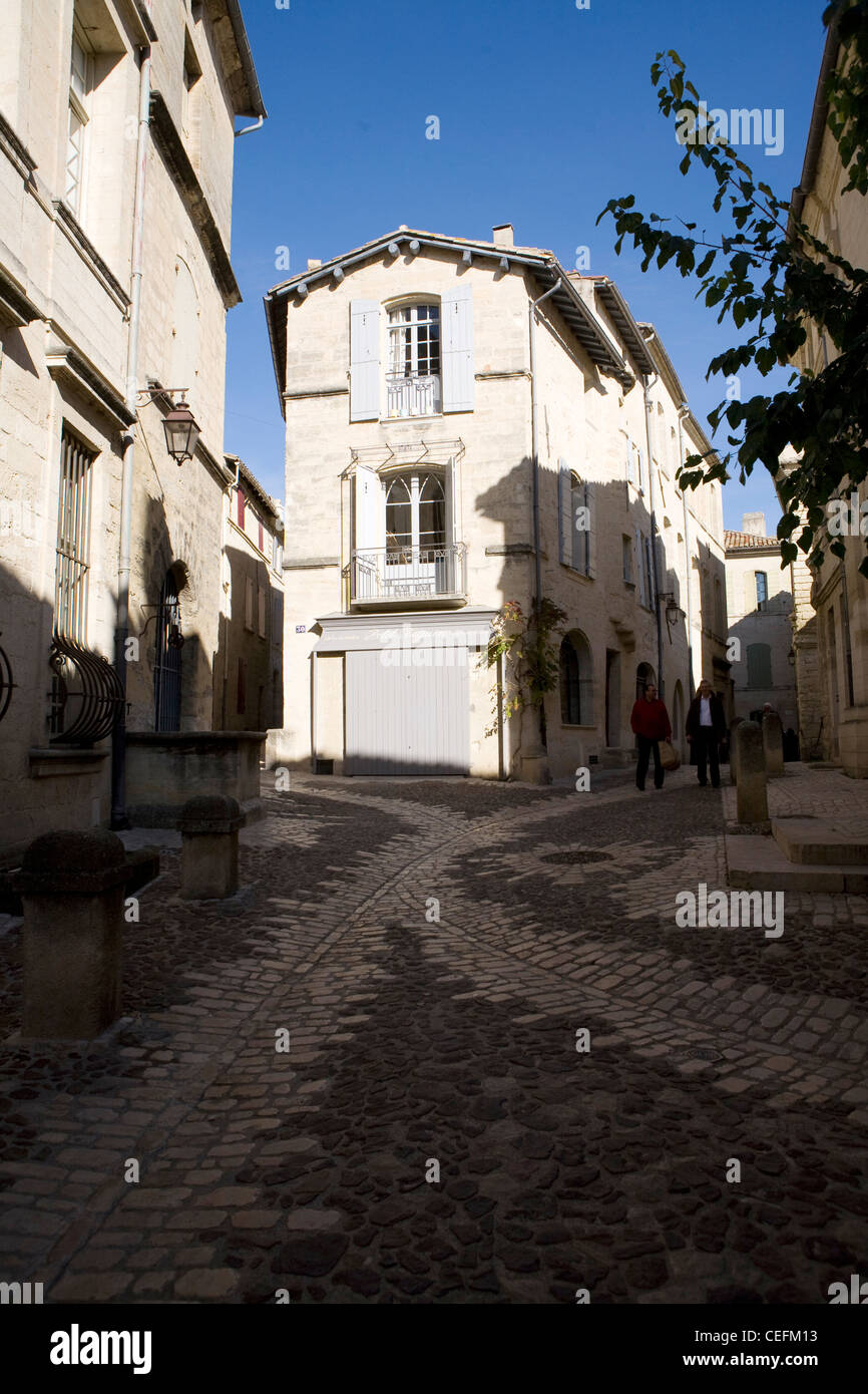 Uzes, Languedoc-Roussillon, France, Uzès Languedoc -Roussillon, dans le sud de la France Banque D'Images