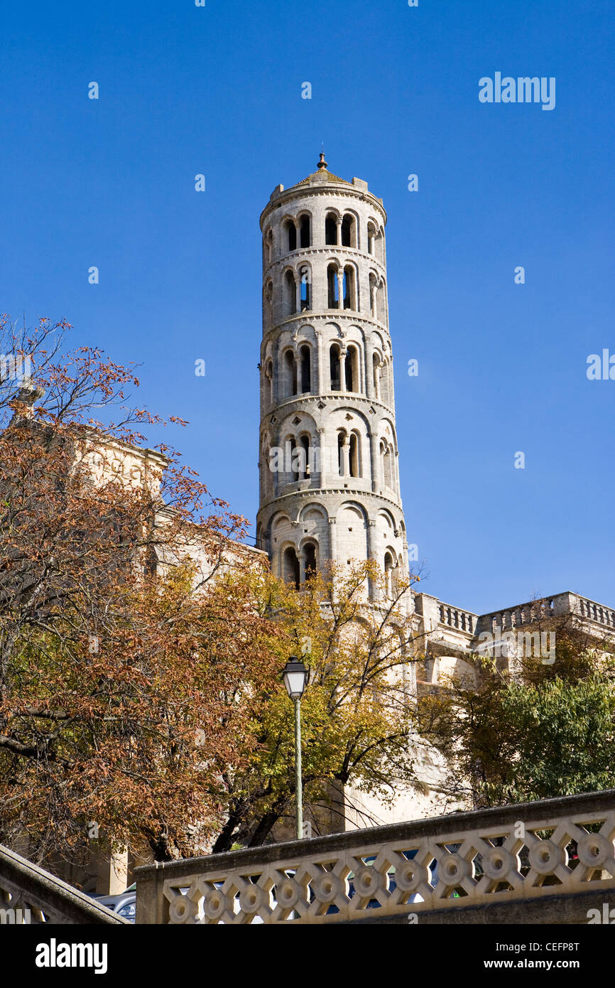 Uzes, Languedoc-Roussillon, France, Uzès Languedoc -Roussillon, dans le sud de la France Banque D'Images
