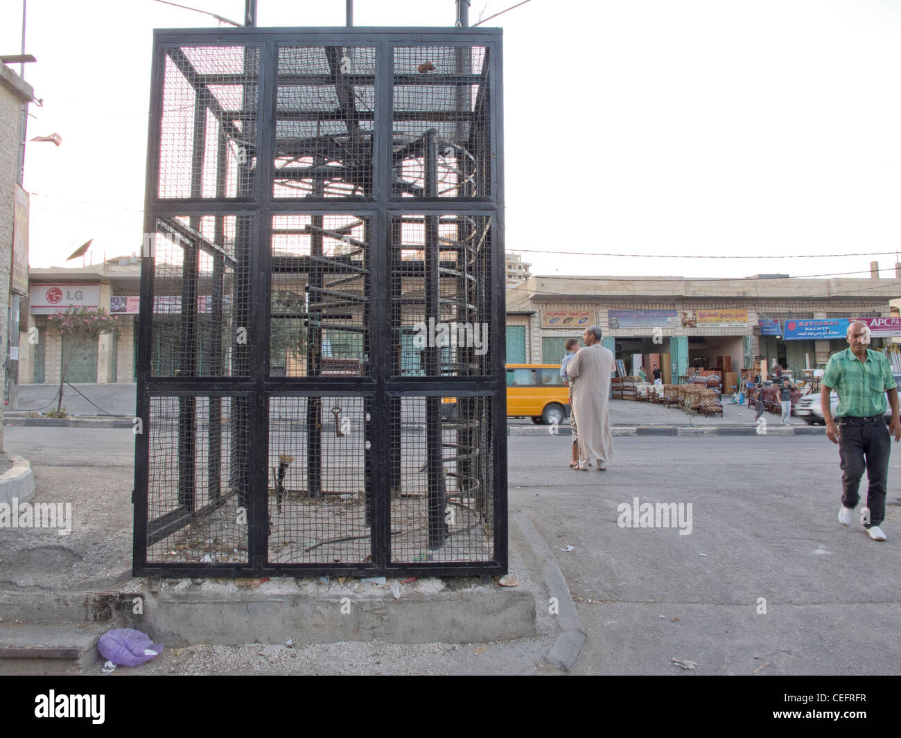 La Palestine, Cisjordanie, Israël l'occupation militaire du territoire. Betléhem.Azzeh Camp de réfugiés palestiniens. Banque D'Images