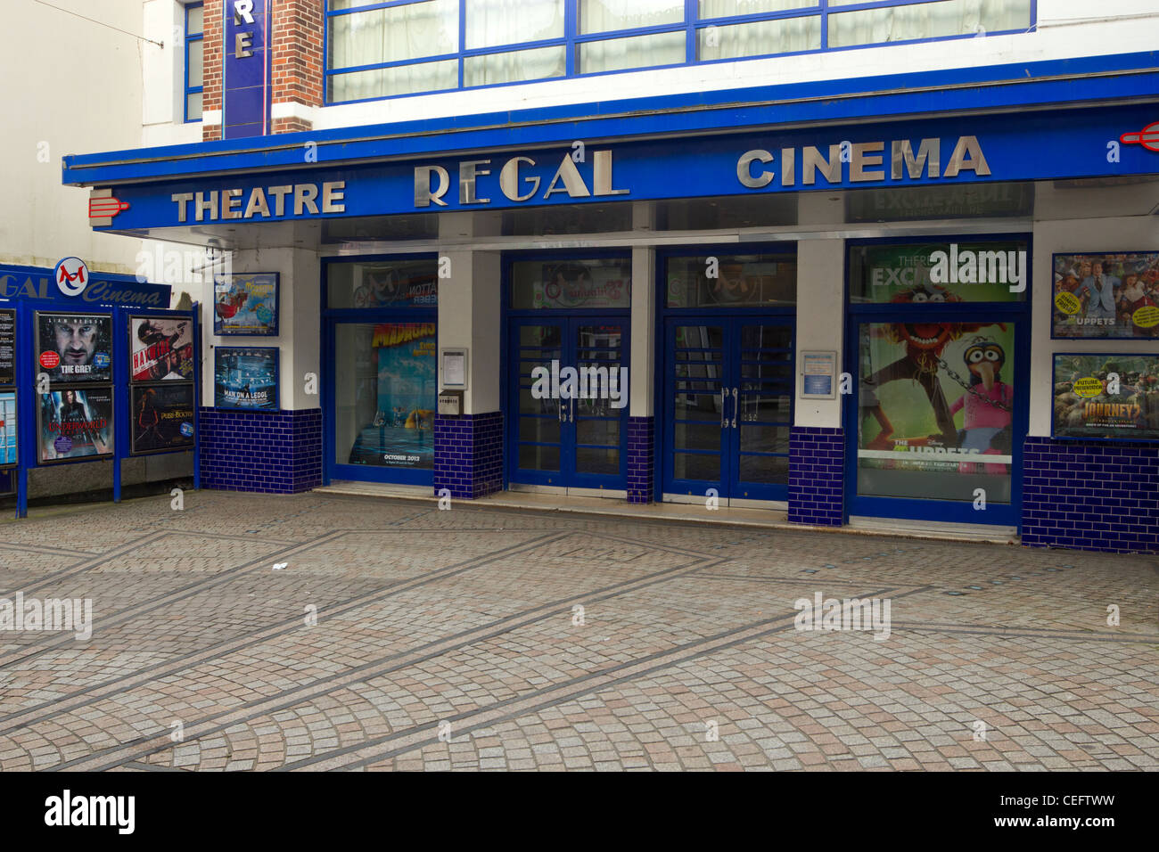 Regal Cinema à Redruth, Cornwall, UK. Banque D'Images