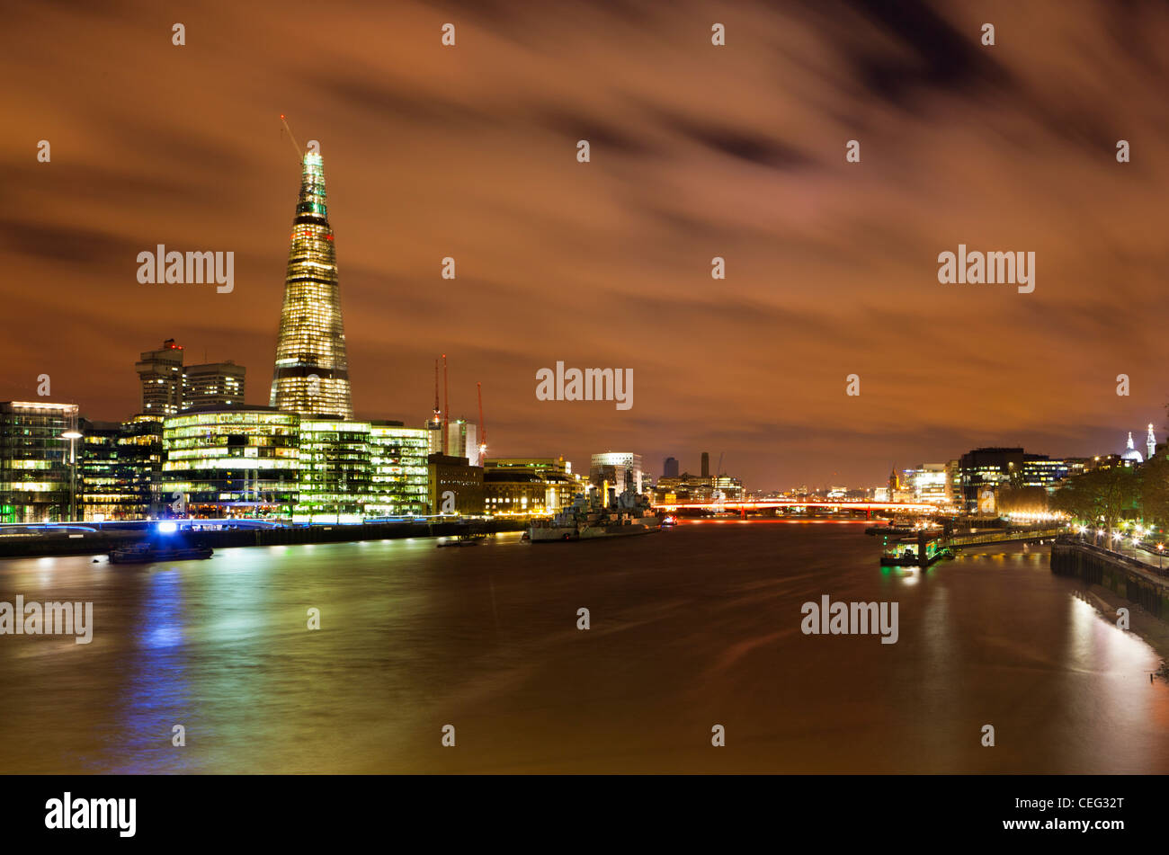 Shard London Bridge, Londres, Angleterre, Royaume-Uni, Europe Banque D'Images