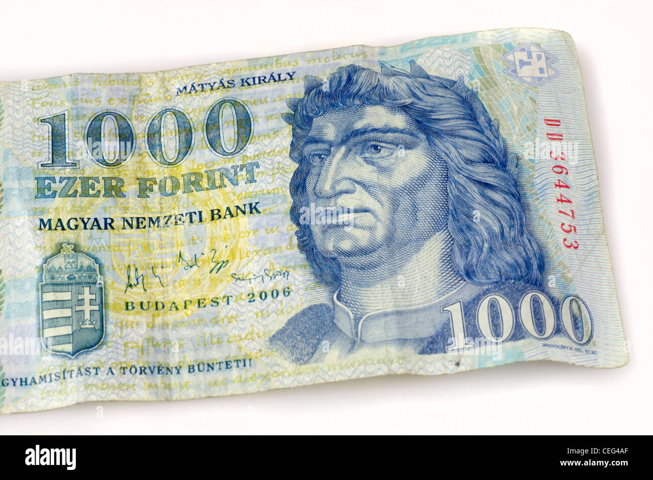 Forint note currency hungary forint Banque de photographies et d’images ...