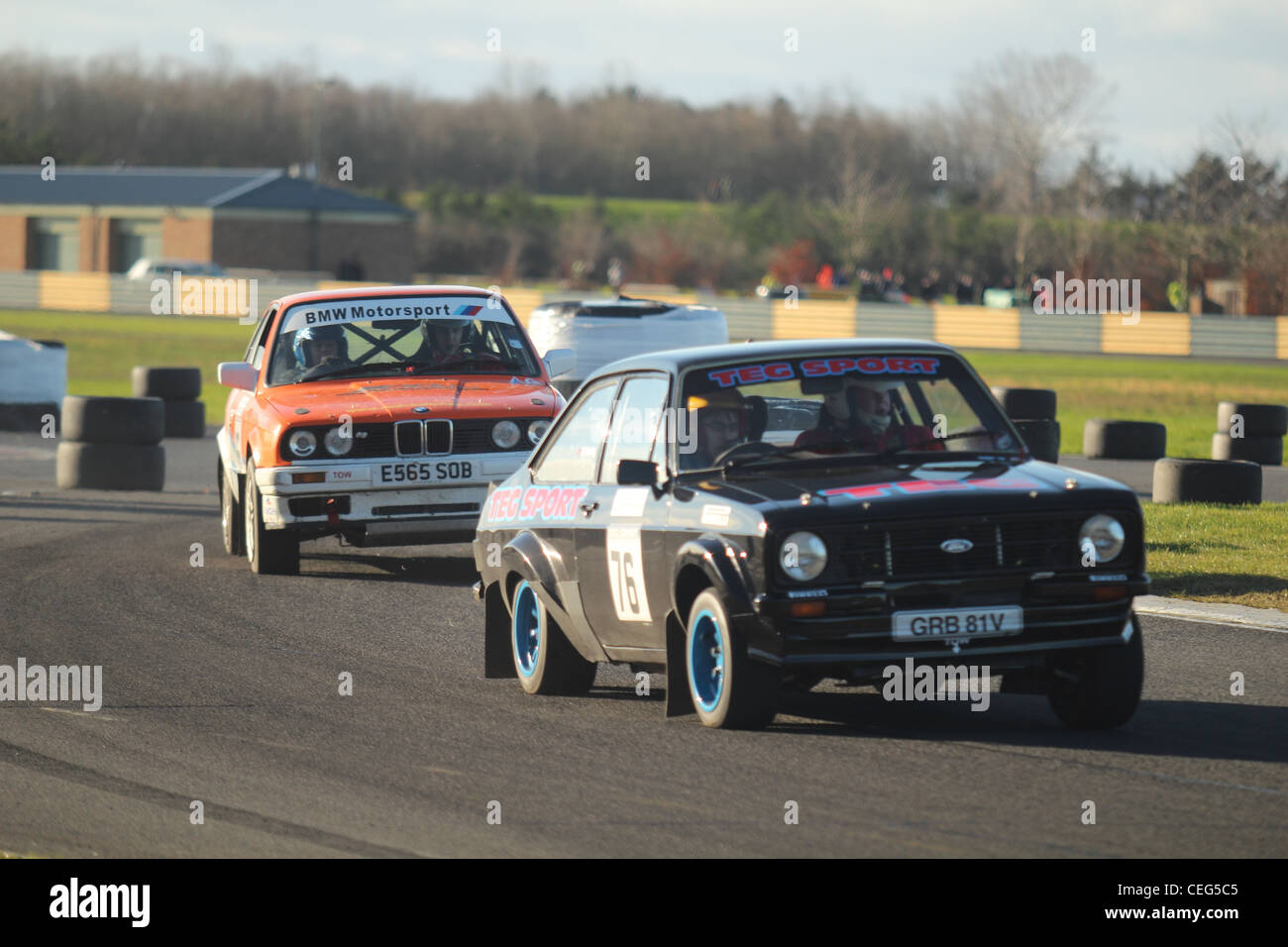 Jack Frost Étapes Rally Dimanche 22 Janvier 2012 à Circuit Croft Banque D'Images