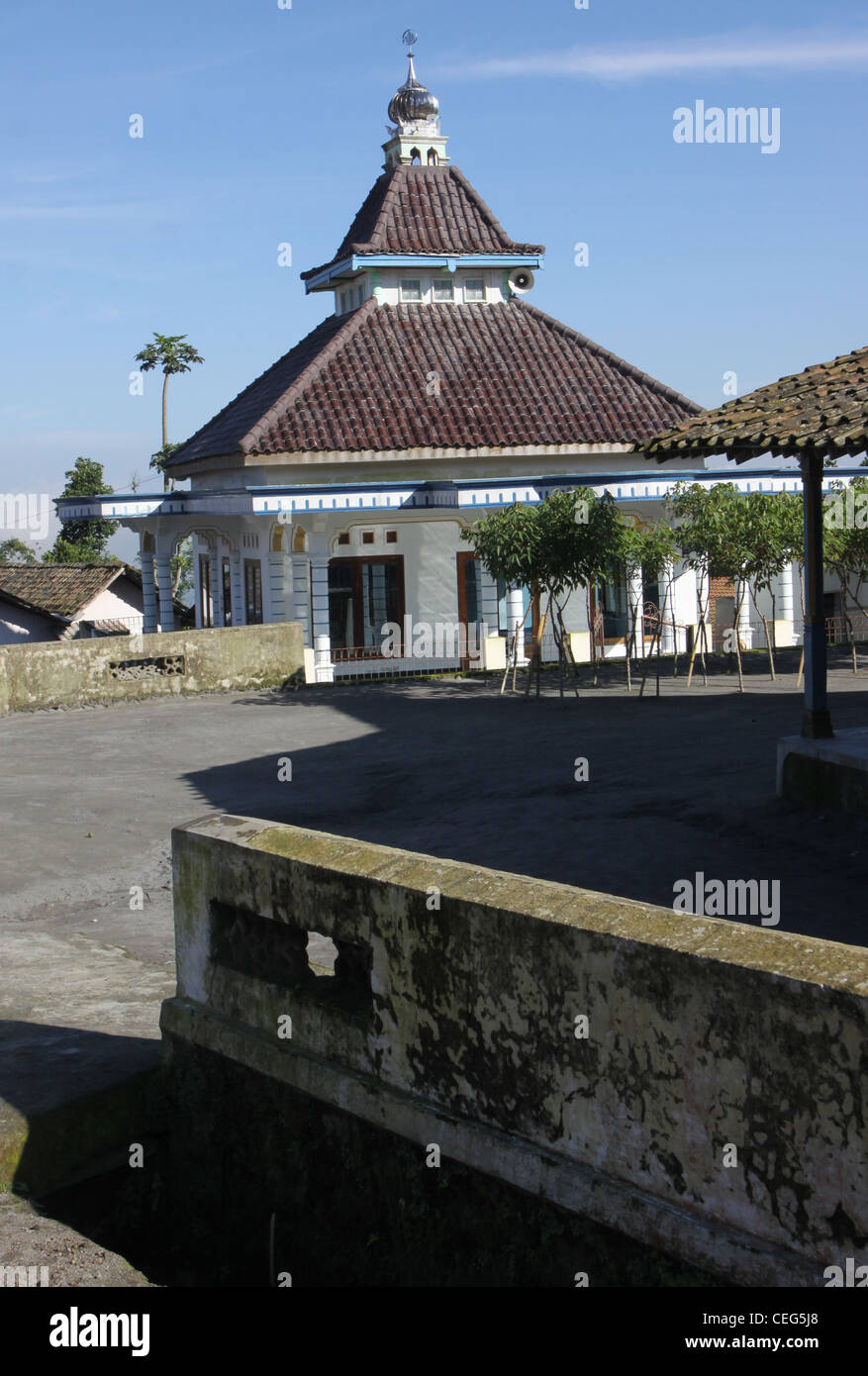 Indonésie Yogyakarta mosquée Banque D'Images