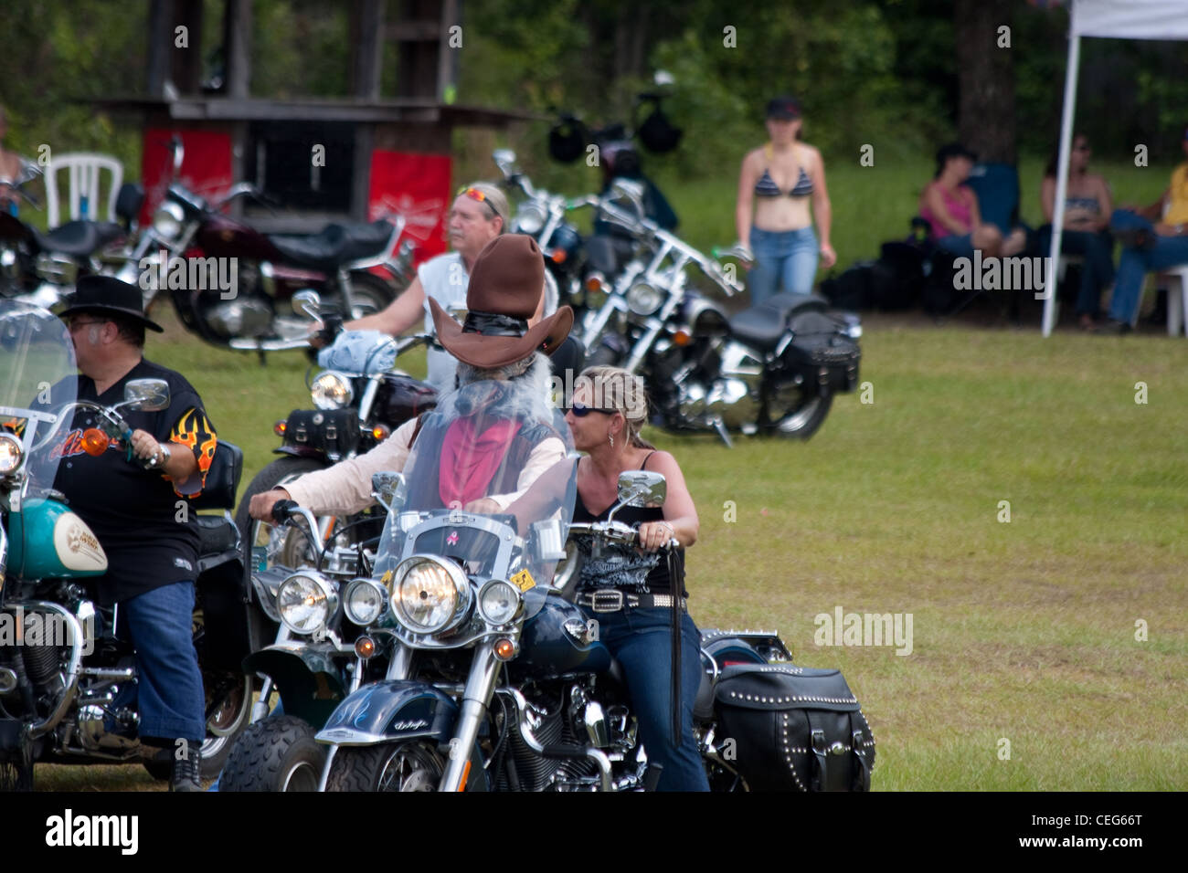 Au cours du rodéo moto bike week à Myrtle Beach en Caroline du Sud USA  Photo Stock - Alamy