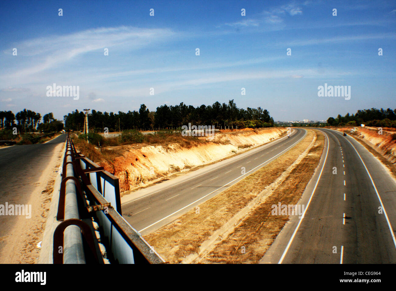 Autoroute de l'indien Banque D'Images