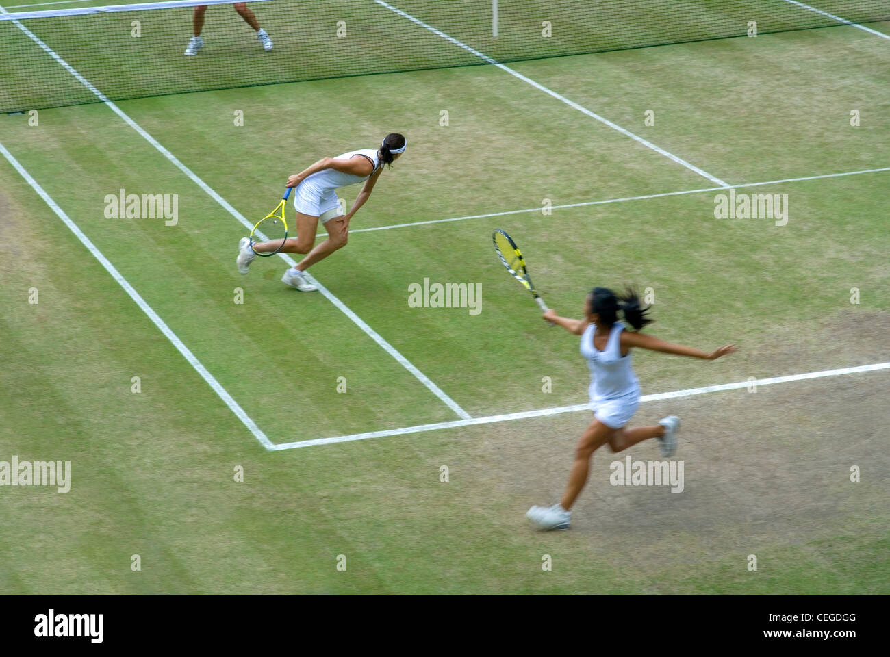 Les championnats de tennis de Wimbledon Banque D'Images