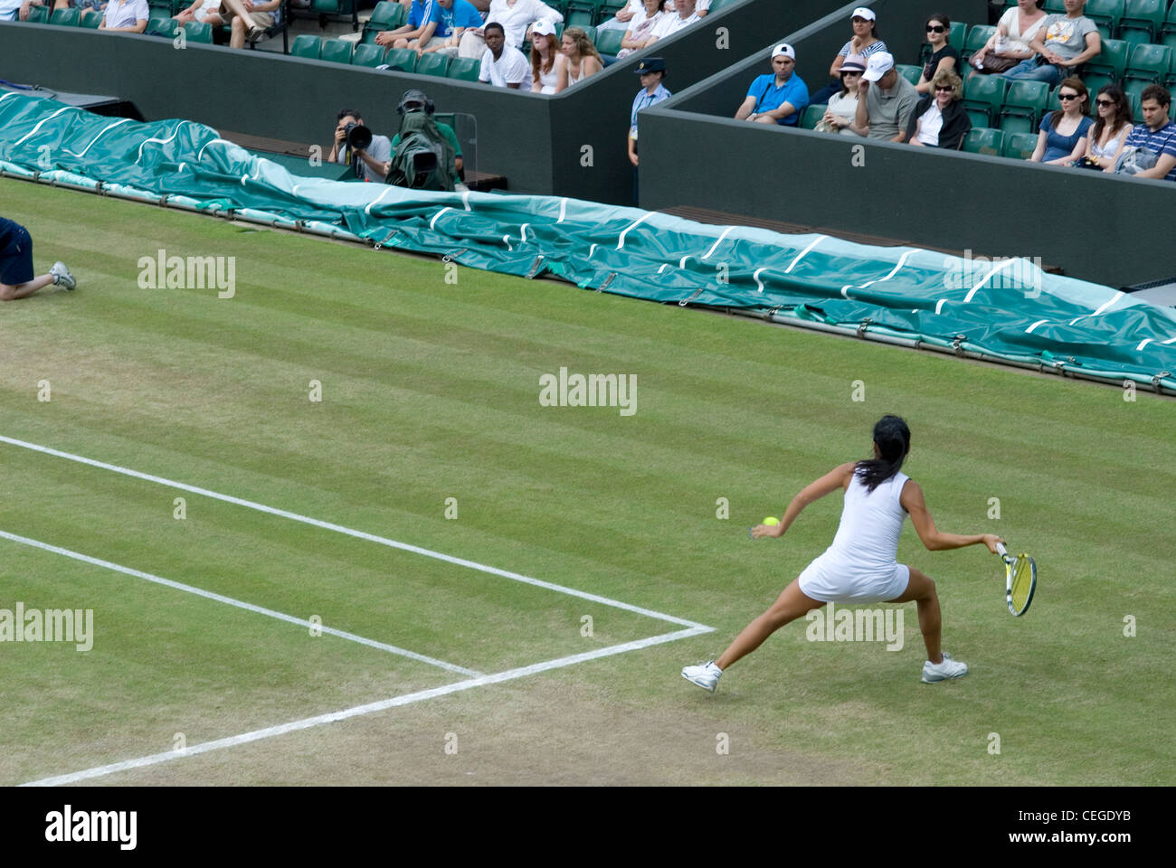 Les championnats de tennis de Wimbledon Banque D'Images