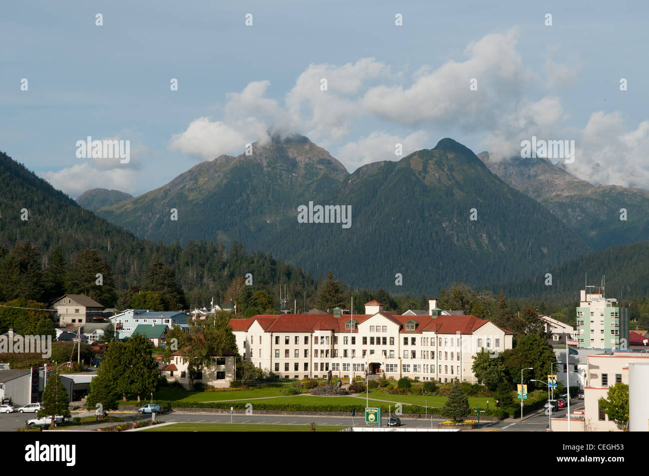 Pioneer Home, Sitka, Alaska Banque D'Images