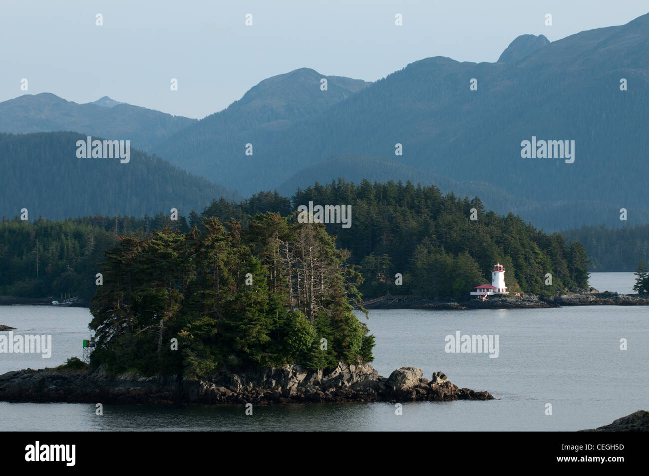 Lighthouse Bed & Breakfast, Sitka, Alaska Banque D'Images