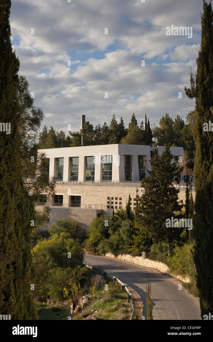 Le site de l'Holocauste Yad Vashem à Jérusalem, Israël Banque D'Images
