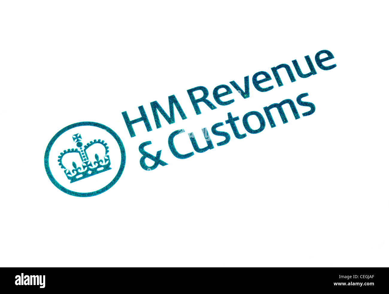 Logo HM Revenue & Customs Banque D'Images