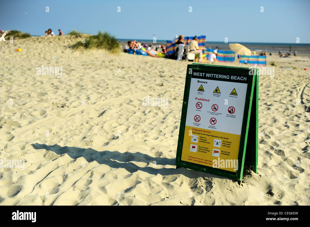 West Wittering Beach, West Sussex, Angleterre Banque D'Images