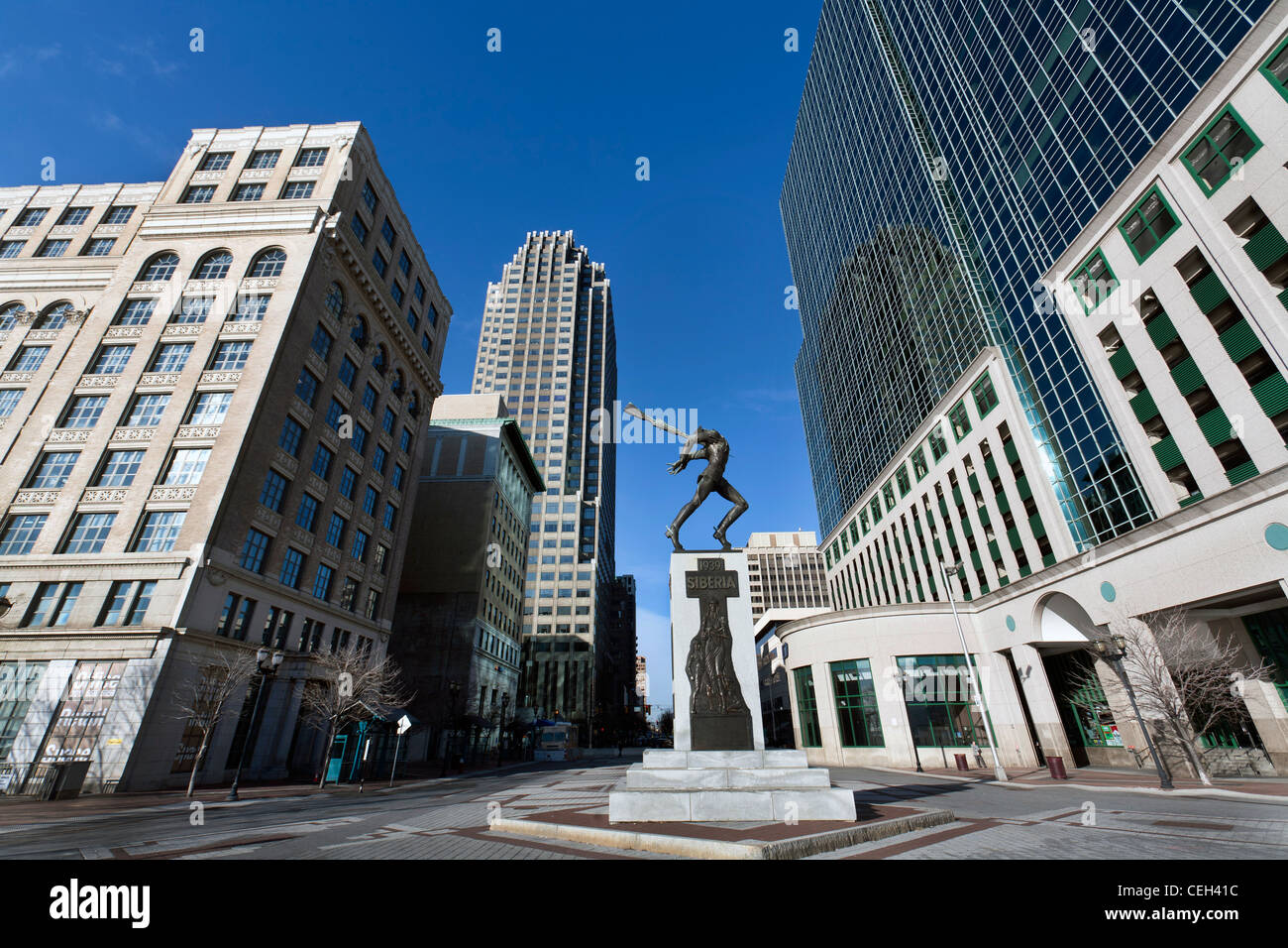 Monument dédié aux victimes de la guerre en 1939, dans le New Jersey, USA Banque D'Images