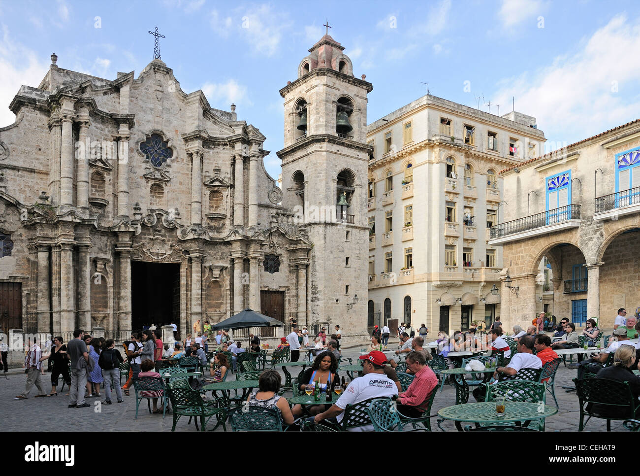 Cathédrale de La Havane, La Havane, capitale de La Havane, Cuba, Caraïbes Banque D'Images