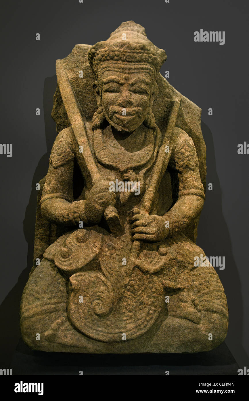 Shiva Shiva - Kon Tum de style Yang Mum 14-15 siècle Vietnam Banque D'Images