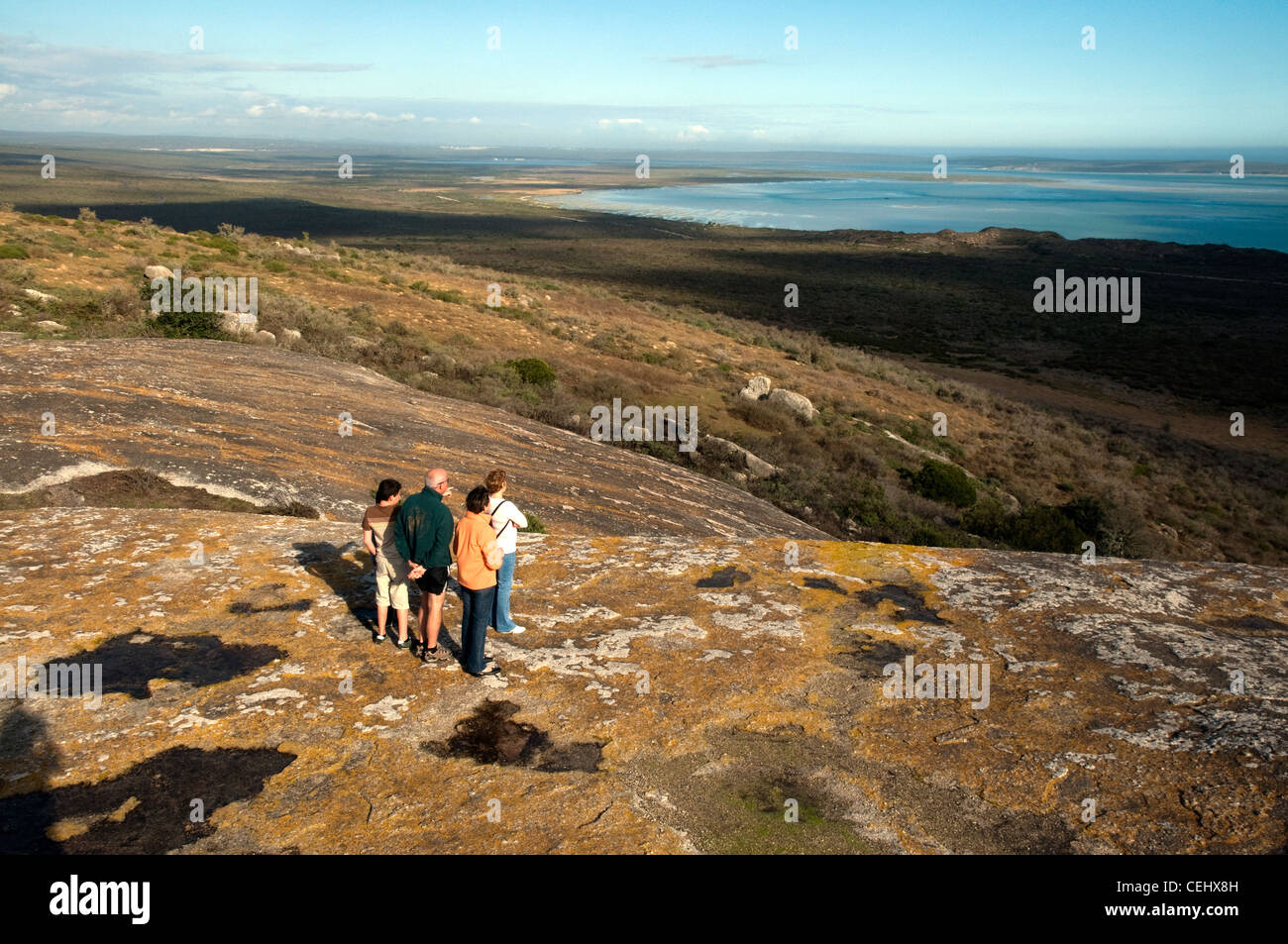 Les touristes à Wilderness Garden Route,Point,Parc National de Wilderness, Province de Western Cape Banque D'Images