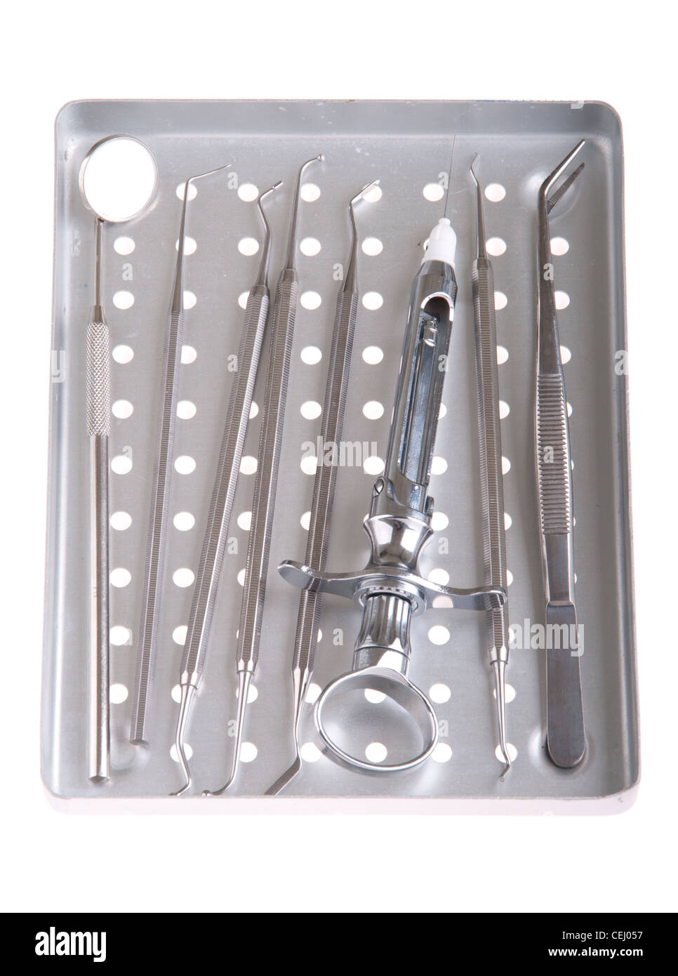 Instruments kit dentaire Banque D'Images