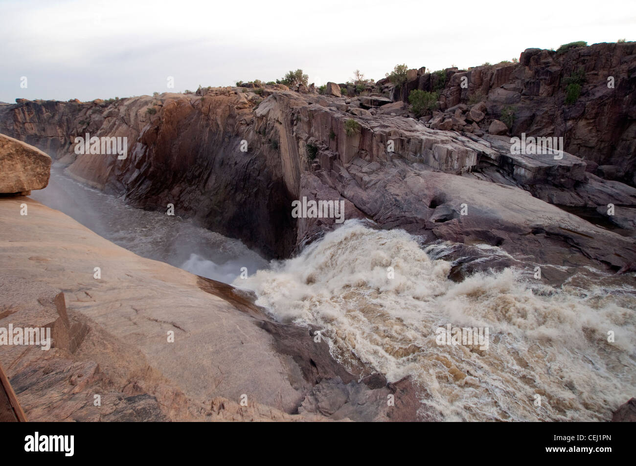 Augrabies Falls,rivière d'Augrabies, Parc National d'Augrabies, Liège Banque D'Images