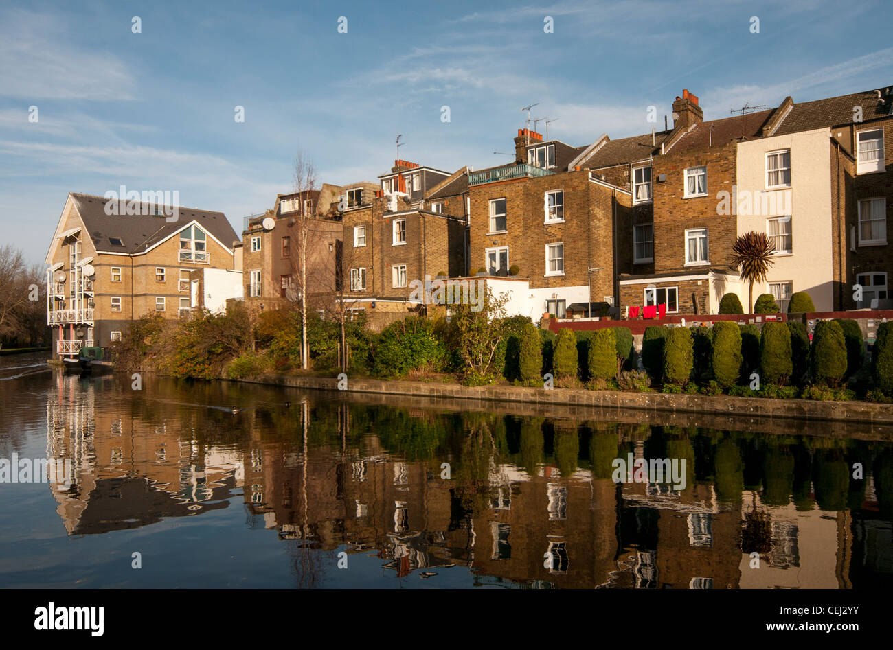 Grand Union Canal, Maida Vale, Londres, Angleterre, Royaume-Uni Banque D'Images