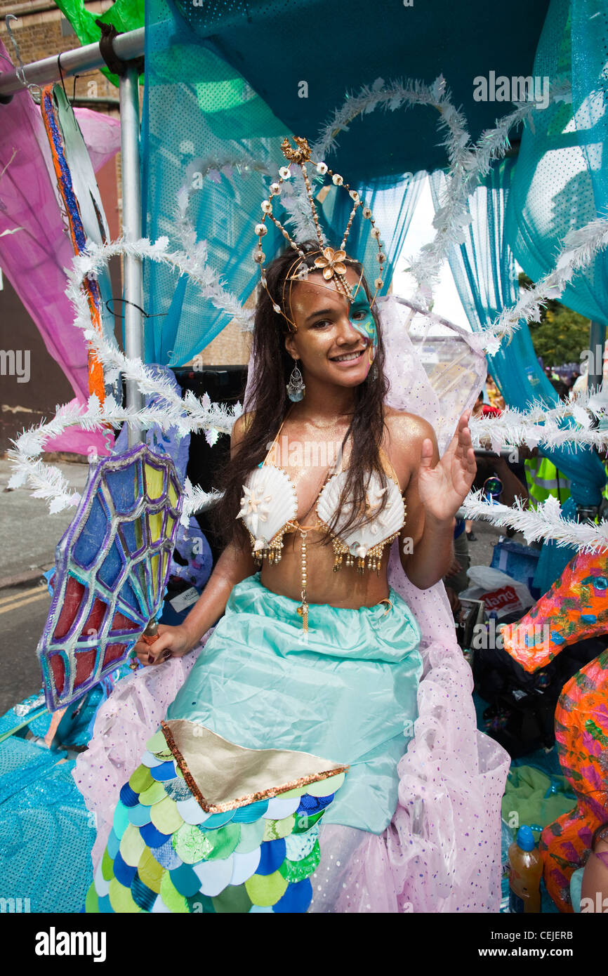 L'Angleterre, Londres, Southwark, Participant au 'Carnaval del Pueblo' Festival (le plus grand festival de rue d'Amérique latine) Banque D'Images