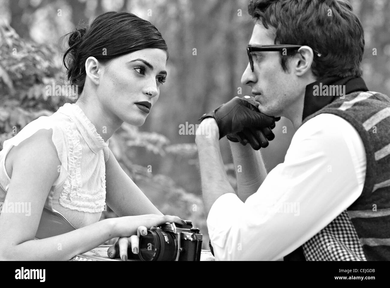 Séance photo de style italien Banque D'Images