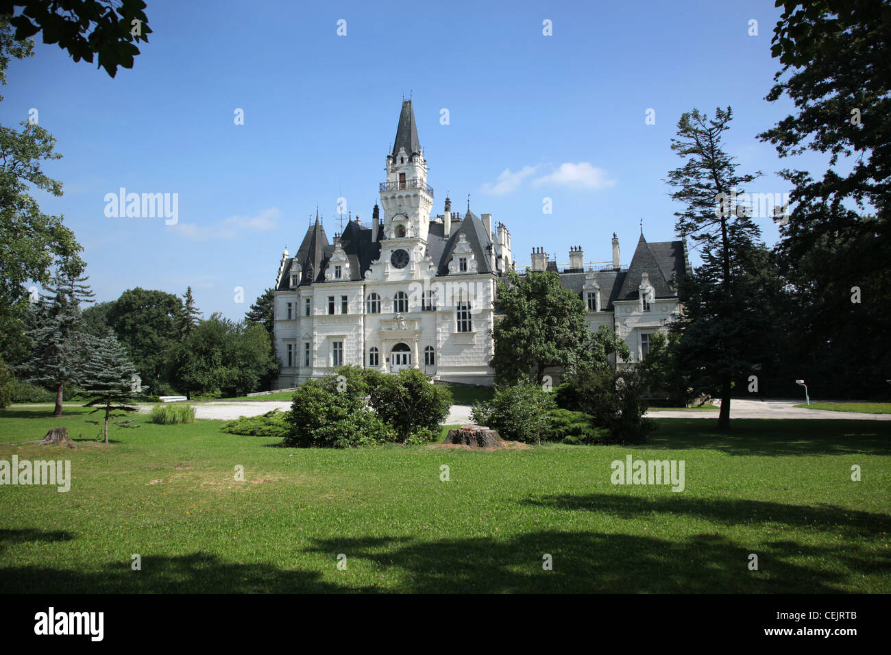 Manoir de Budmerice. La Slovaquie. Banque D'Images