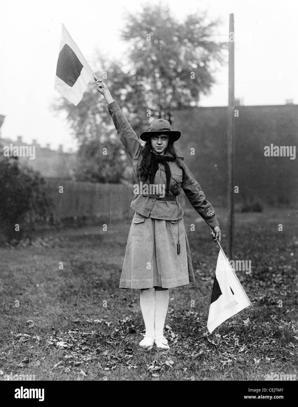 Girl Scout, l'Amérique Banque D'Images