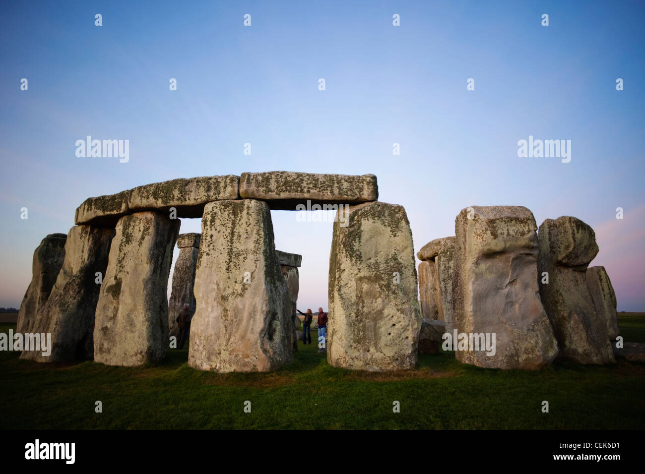 L'Angleterre, dans le Wiltshire, Stonehenge Banque D'Images