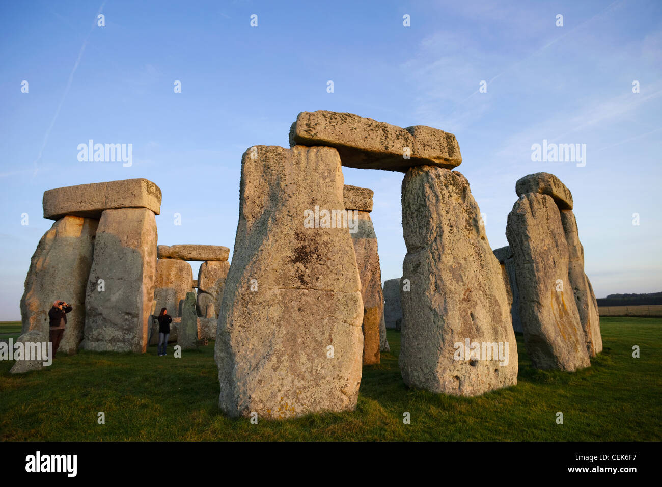 L'Angleterre, dans le Wiltshire, Stonehenge Banque D'Images
