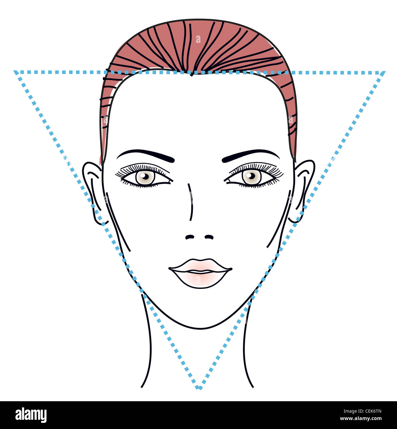 Différentes formes de visage Banque de photographies et d’images à haute résolution Alamy