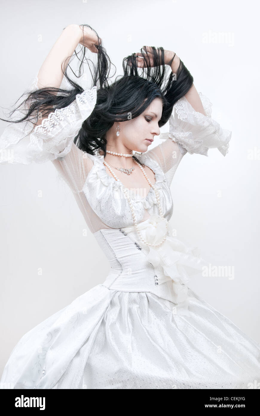 robe gothique blanche