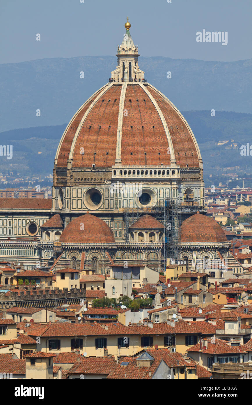 La cathédrale de Florence (Duomo di Firenze), Toscane, Italie Banque D'Images
