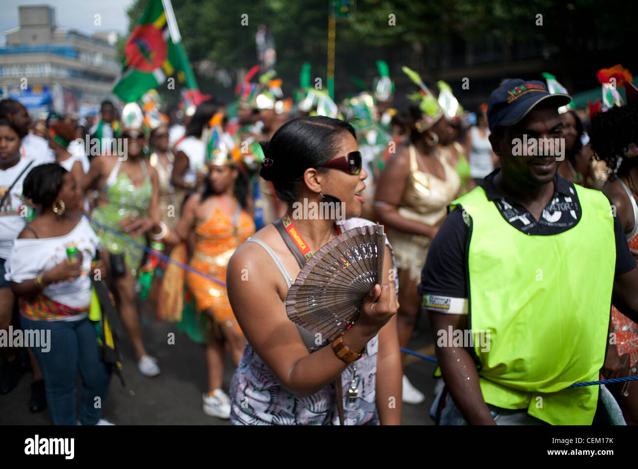 Le carnaval de Notting Hill au nord de Londres Banque D'Images