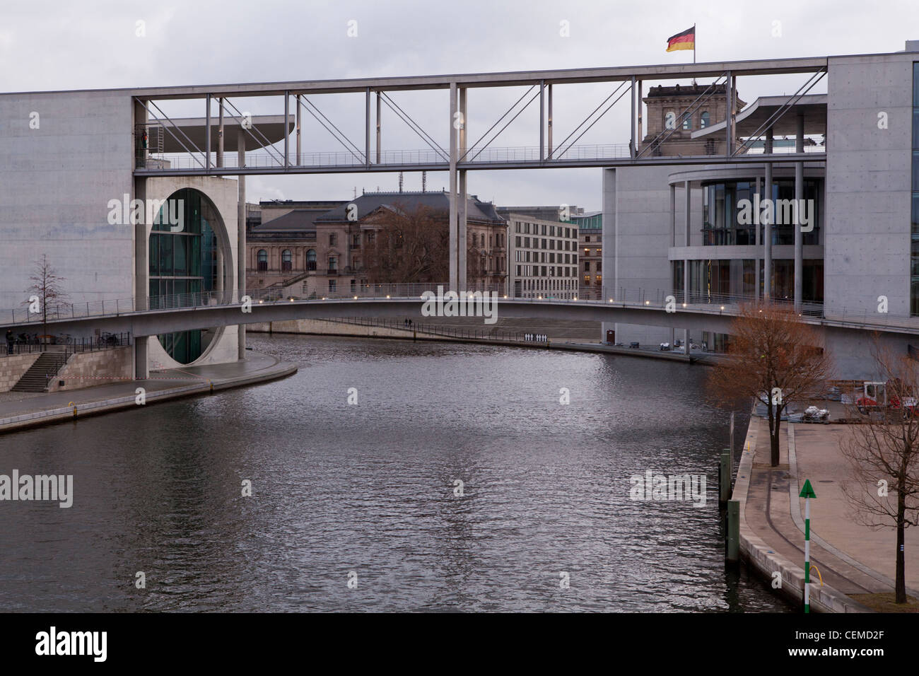 Paul Haus Lobe du parlement allemand, le Bundestag, complexe de bureaux, Berlin, Allemagne Banque D'Images