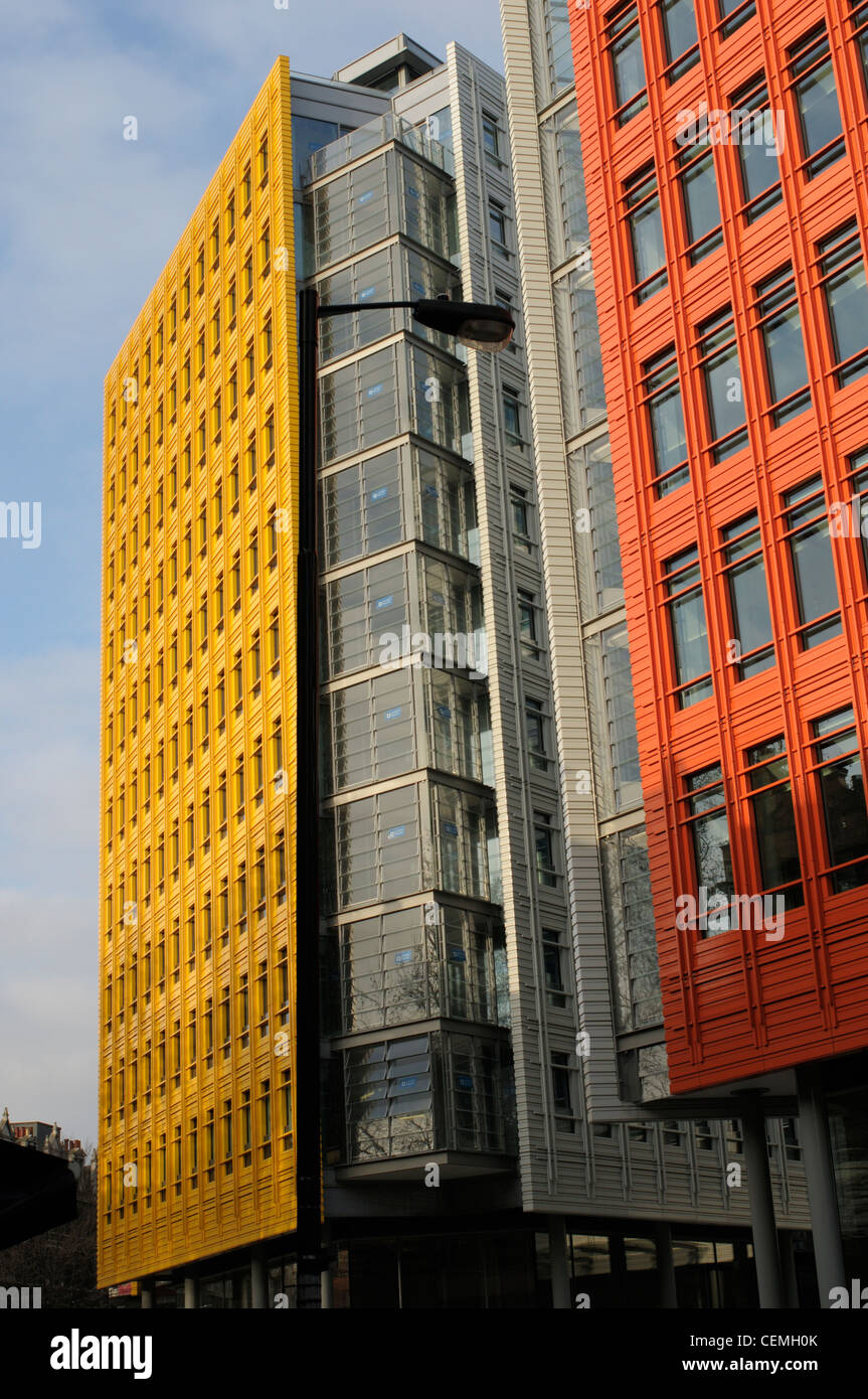 Nouveau et de l'architecture moderne dans la ville de Londres, UK Banque D'Images