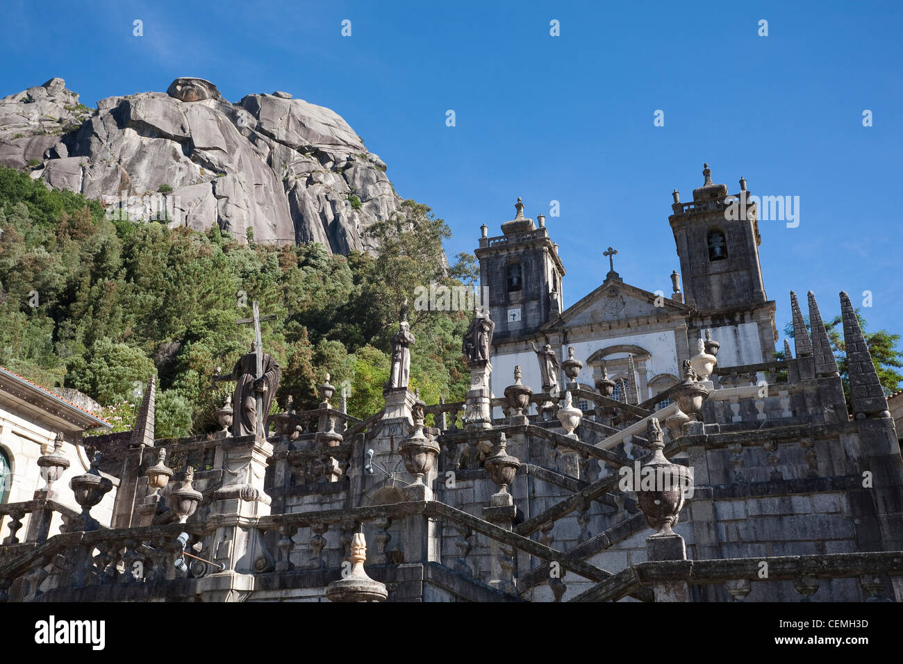 Santuario de Nuestra Señora de la Peneda, District de Viana do Castelo, Portugal Banque D'Images