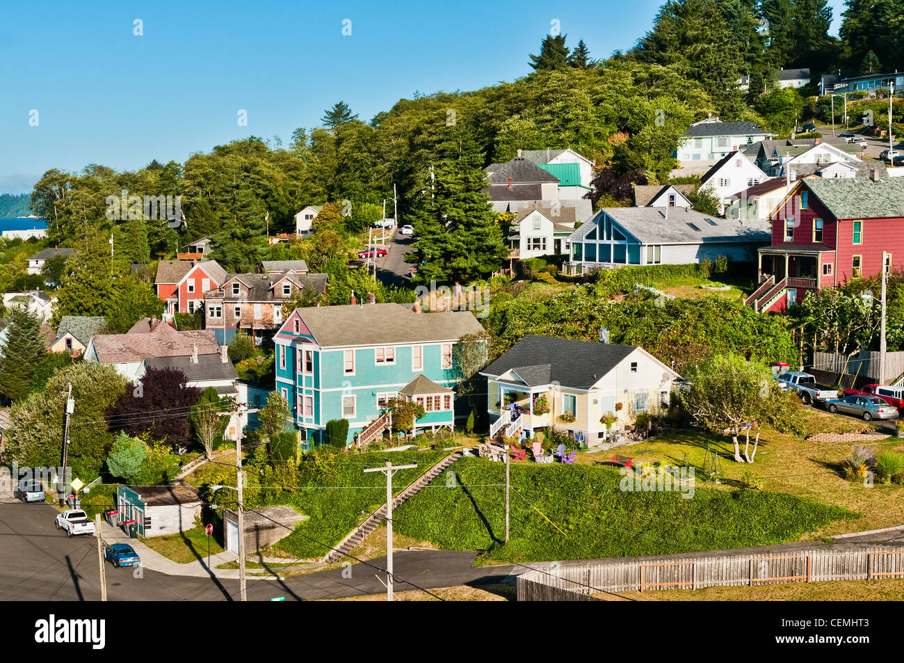 Maison à Astoria, Oregon Photo Stock - Alamy