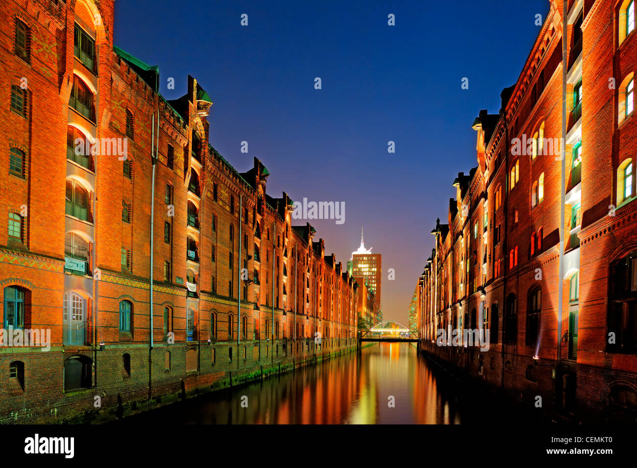 / Hamburg Speicherstadt Banque D'Images