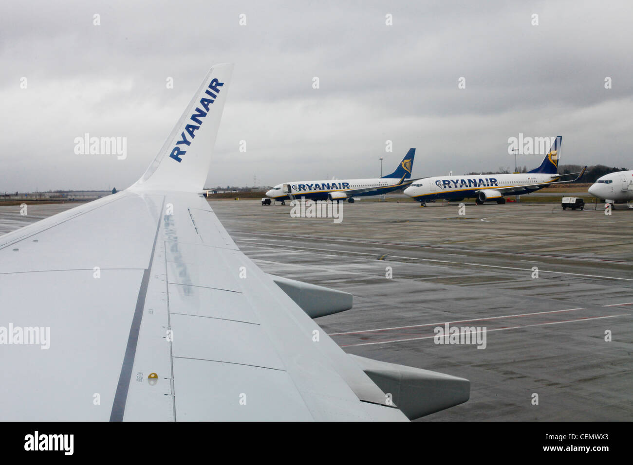 Les avions de Ryanair Banque D'Images
